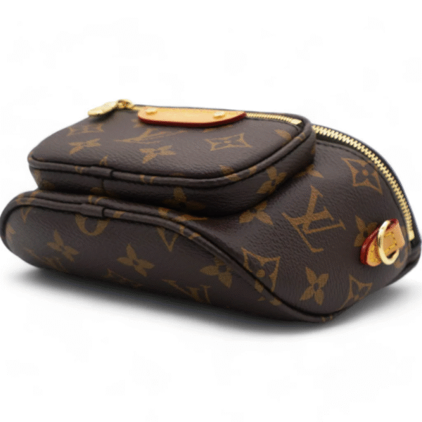 louis vuitton brown monogram canvas mini bumbag