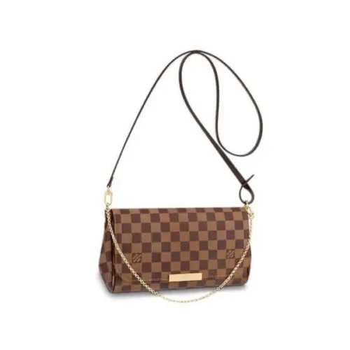 louis vuitton damier ebene canvas favorite mm bag