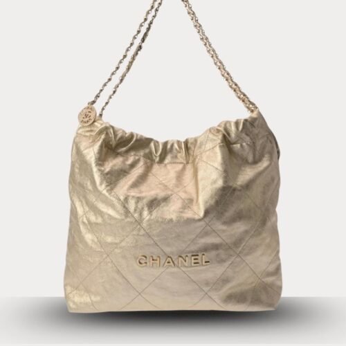 chanel 22 hobo bag – shiny crumpled calfskin quilted