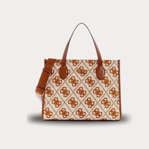 guess silvana medium handbag – orange