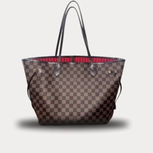 louis vuitton neverfull mm in damier ebene canvas