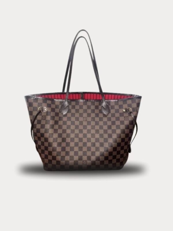 louis vuitton neverfull mm in damier ebene canvas