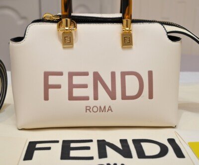 fendi by the way mini – off white leather
