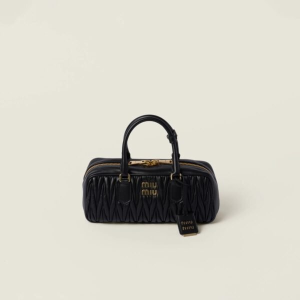 miu miu arcadie matelassé nappa leather mini and mid bag
