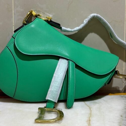 dior mid leather saddle bag
