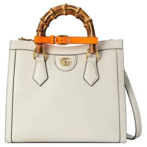 diana' mini tote bag in beige
