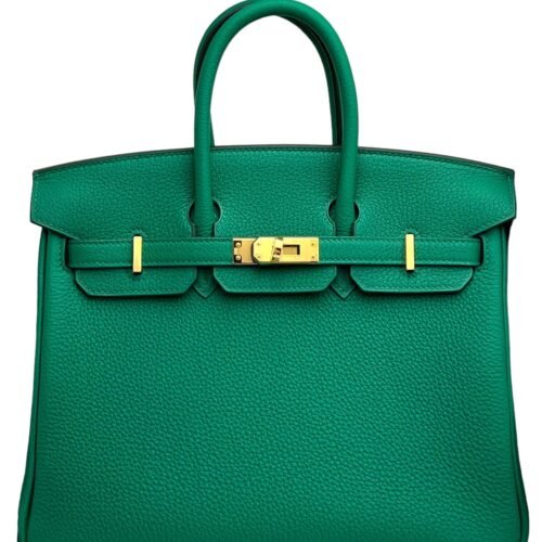hermes birkin 25 vert vertigo togo ghw #w