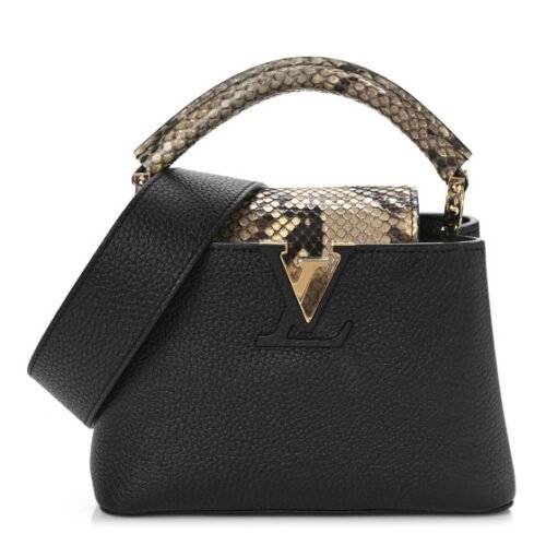 louis vuitton capucine's bb black mini