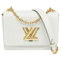 louis vuitton louis vuitton white epi twist pm