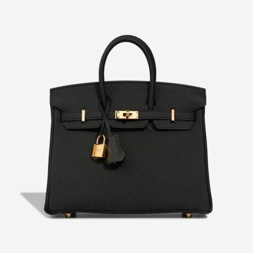 hermes black 25cm