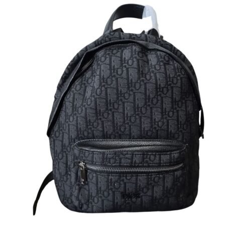 rider backpack black dior oblique jacquard