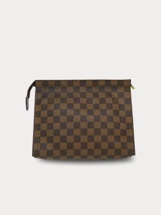 LOUIS VUITTON Damier Ebene Poche Toilette 26 Pouch