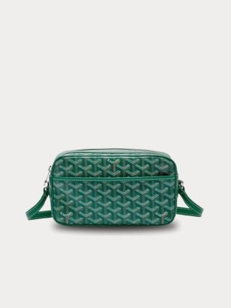 Genuine Goyard Cafe Messenger Crossbody Bag Special Green