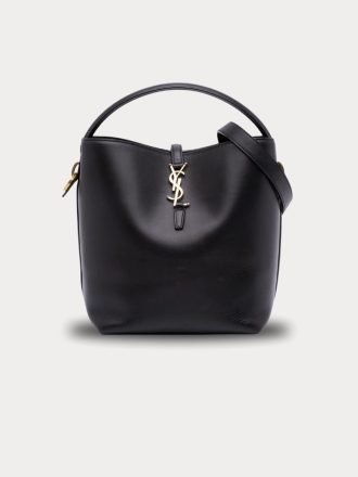 SAINT LAURENT Le 37 leather bucket bag