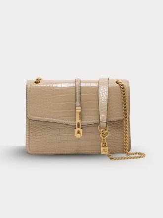 GUESS Women's James Crossbody Bag – Beige