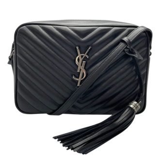 Saint Laurent Lou Quilted Camera Bag – Leather