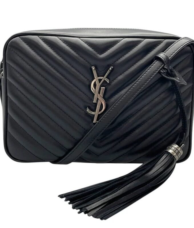 Saint Laurent Lou Quilted Camera Bag – Leather