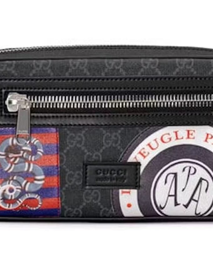 Gucci Night Courrier Waist Bag – GG Supreme Soft Black