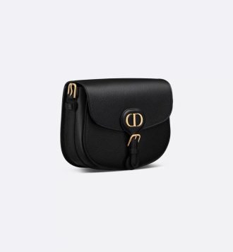 Dior Bobby Bag Medium – Black Grained Calfskin