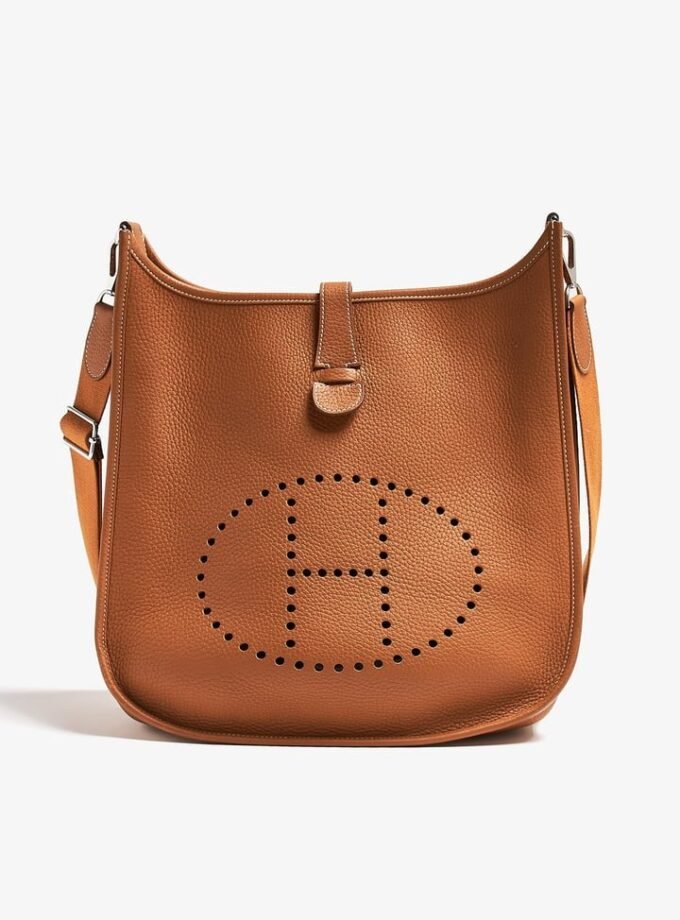 Hermès Evelyne I GM Shoulder Bag – Gold with Gold Hardware
