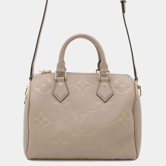 Louis Vuitton Speedy Bandoulière 25 – Beige Monogram Empreinte