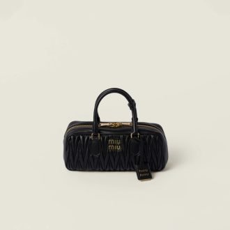 MIU MIU Arcadie matelassé Nappa leather mini and mid-bag