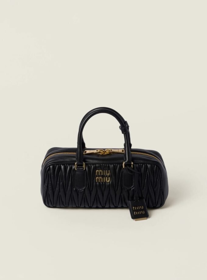 MIU MIU Arcadie matelassé Nappa leather mini and mid-bag