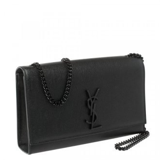 Saint Laurent Medium Kate Shoulder Bag – Black Leather