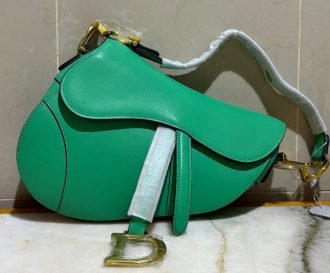 Dior mid Leather Saddle Bag