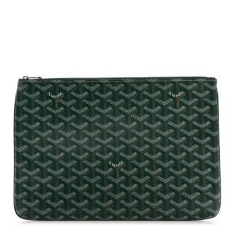 Goyard Senat Zip Pouch Coated Canvas MM