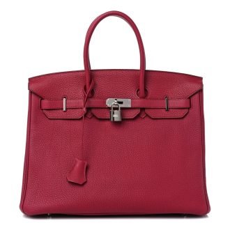 Hermes Birkin 30 HOT RED PRE-OWNED