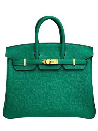 Hermes Birkin 25 Vert Vertigo Togo GHW #W