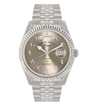 Watch 41mm with Silver Strap & Grey Dial