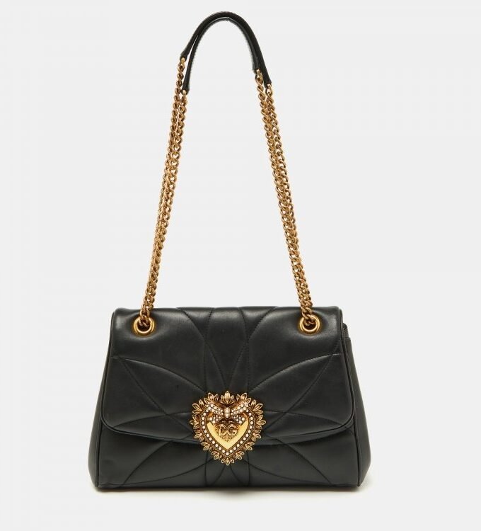 Dolce Gabbana Devotion Soft-Sided Leather
