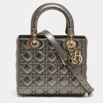DIOR Metallic Grained Calfskin