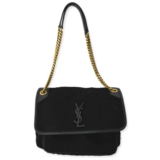Saint Laurent Niki Tweed Shoulder Bag