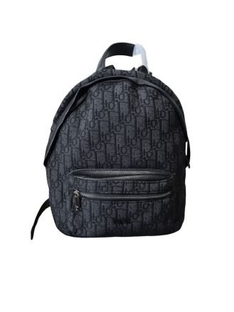 Rider Backpack Black Dior Oblique Jacquard