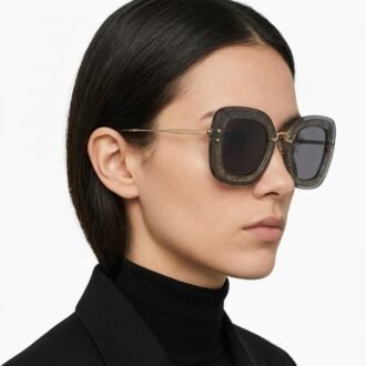 Miu Miu – Glitter Square Sunglasses