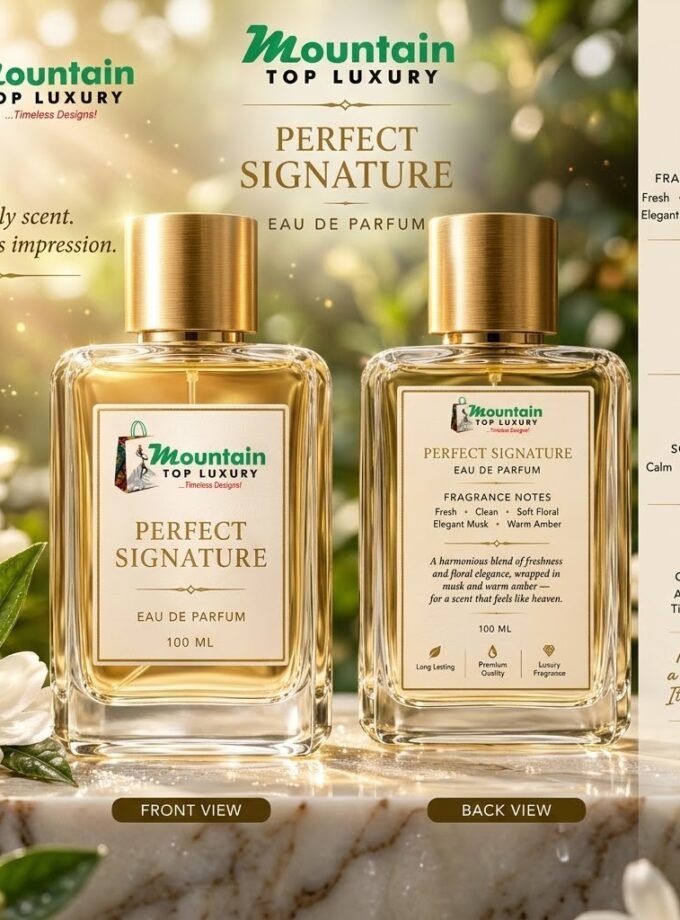 Perfect Signature Perfume by Mountaintop Luxury, 100 ml