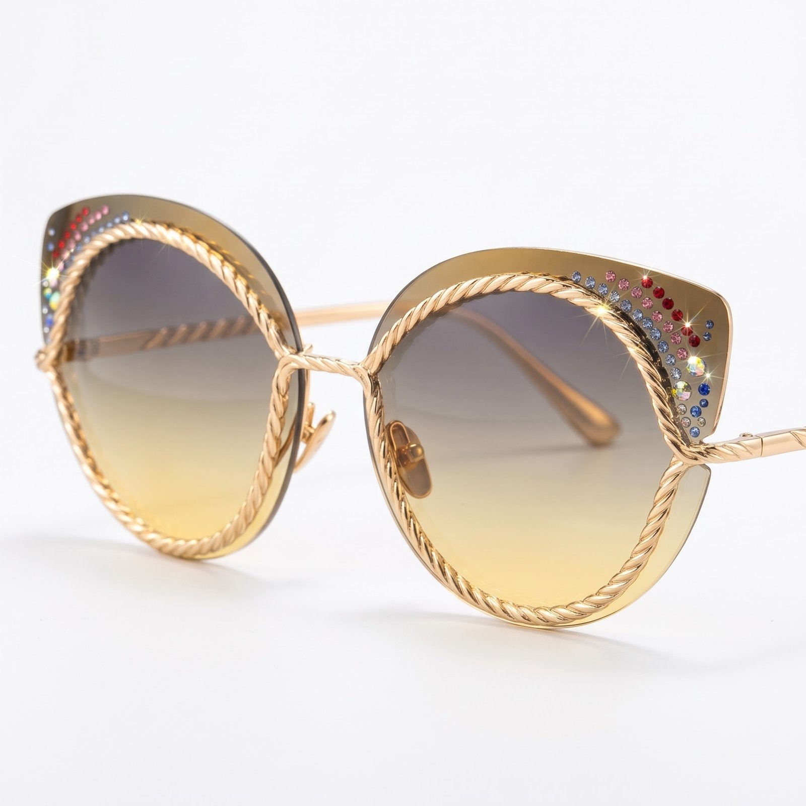 Marc Jacobs – Gold-Tone Embellished Sunglasses - Image 2