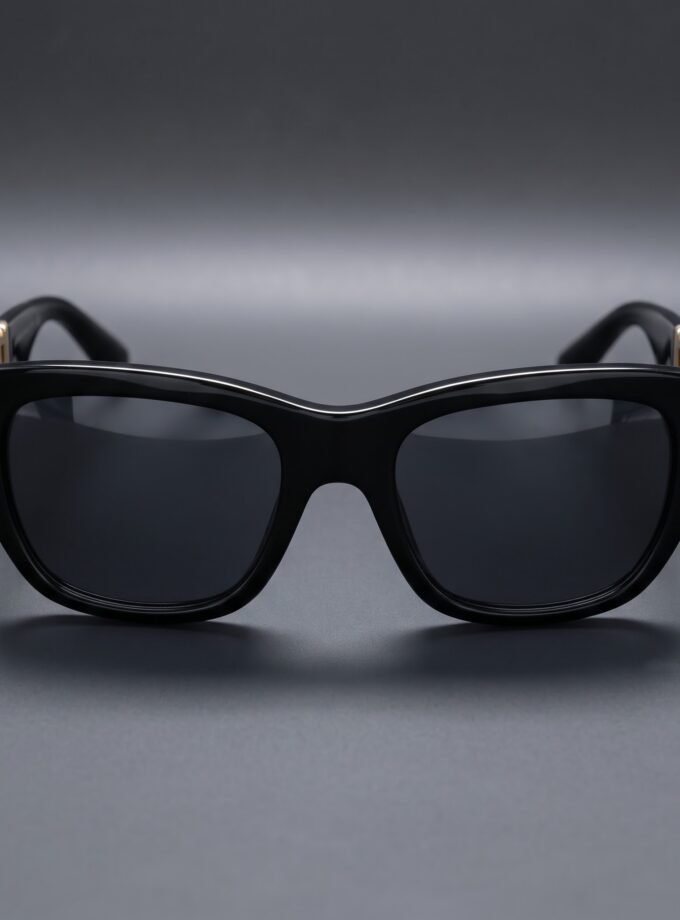 Versace – Black Square Sunglasses
