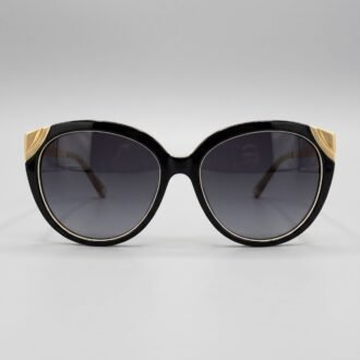 Louis Vuitton – Black Round Sunglasses