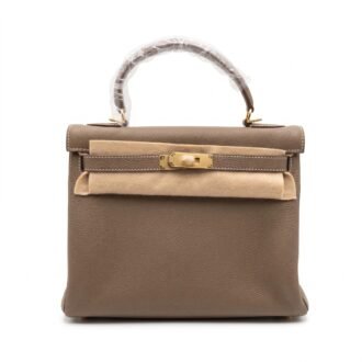 Hermes – Taupe Top-Handle Bag