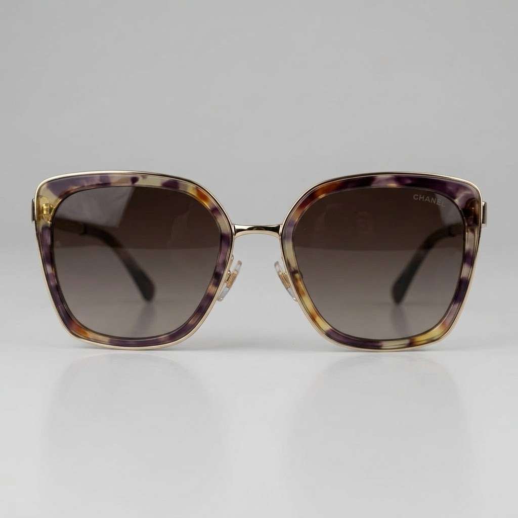 Chanel – Tortoiseshell Square Sunglasses