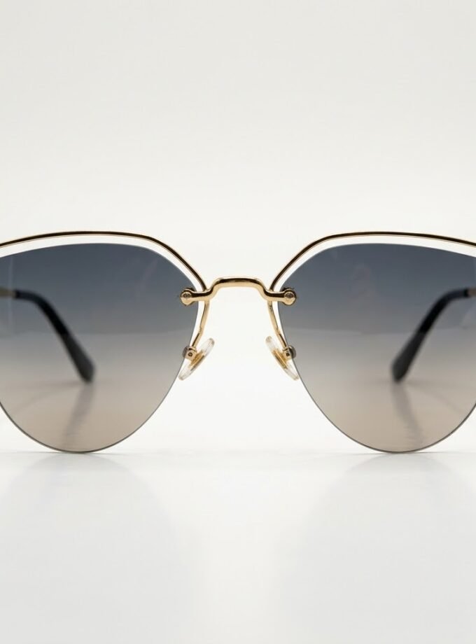 Hawk – Gold-Tone Gradient Sunglasses