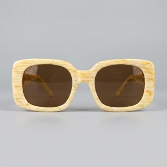 LU Goldie – Cream Frame Sunglasses