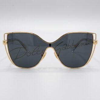 DG – Gold-Tone Dark-Lens Sunglasses