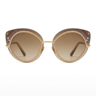 Marc Jacobs – Gold-Tone Embellished Sunglasses