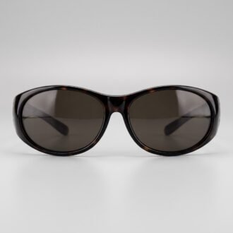 Cat3 Polarized UV Protection – Tortoiseshell Oval Sunglasses