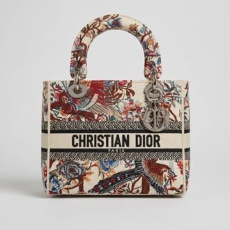 Christian Dior – Floral Structured Handbag